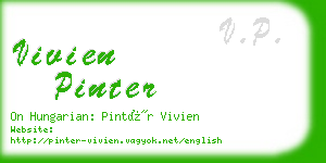 vivien pinter business card